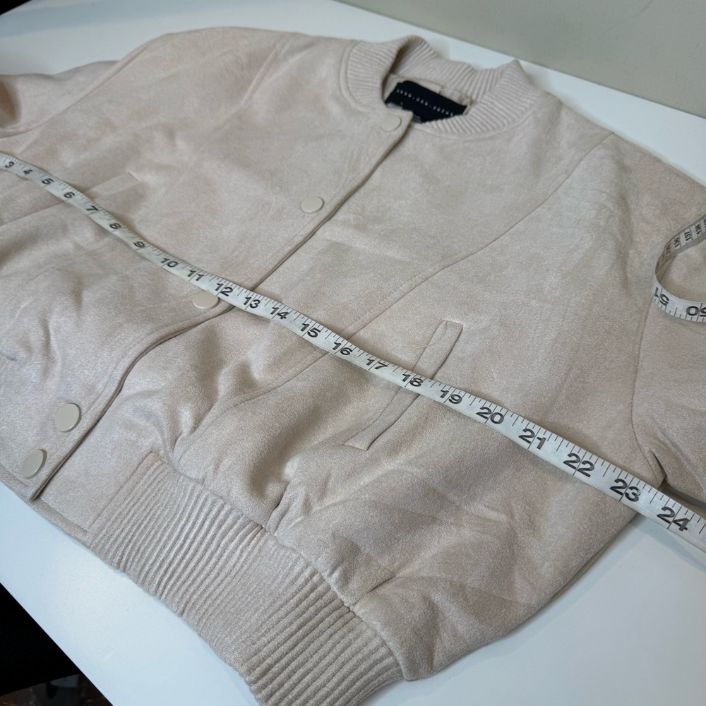 Know one cares bomber jacket Nordstrom size L - Picture 4 of 9